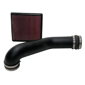 K&N® - 57 Series FIPK Generation II High-Density Polyethylene Black Cold Air Intake System with Red Filter
