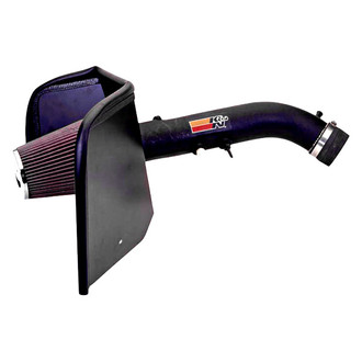 K&N® - 57 Series FIPK Generation II High-Density Polyethylene Black Cold Air Intake System with Red Filter
