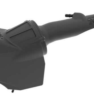 K&N® - 63 Series AirCharger® High-Density Polyethylene Black Cold Air Intake System with Red Filter
