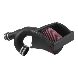 K&N® - 63 Series AirCharger® High-Density Polyethylene Cold Air Intake System with Red Filter