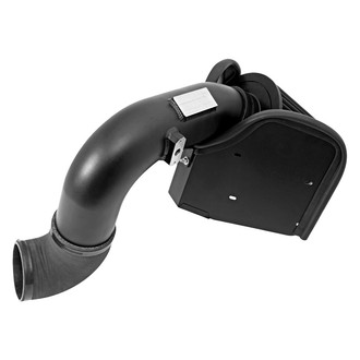 K&N® - 71 Series Blackhawk Induction® Aluminum Black Powder Coated Cold Air Intake System with Black Filter