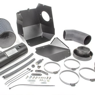 K&N® - 71 Series Blackhawk Induction® Aluminum Black Powder Coated Cold Air Intake System with Black Filter