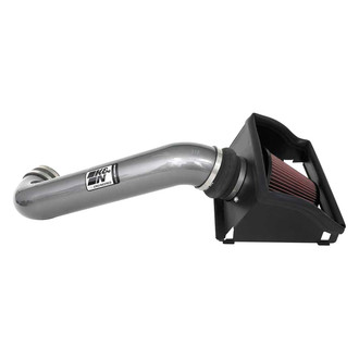 K&N® - 77 Series High-Flow Performance Aluminum Polished Cold Air Intake System with Red Filter