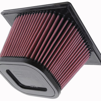 K&N® - E Series Rectangular Red Air Filter (10.938" BOL x 9.938" BOW x 7.5" TOL x 6.5" TOW x 6.875" H)