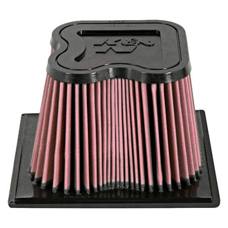 K&N® - E Series Unique Red Air Filter (7" H)