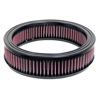 K&N® - E Series Round Straight Red Air Filter (8" ID x 10" OD x 2.313" H)
