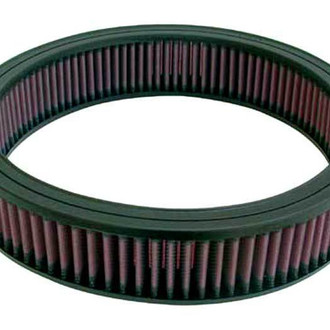 K&N® - E Series Round Straight Red Air Filter (9.813" ID x 11.875" OD x 2.5" H)