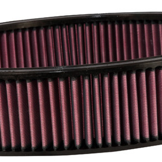 K&N® - E Series Round Straight Red Air Filter (12" ID x 14" OD x 3.063" H)