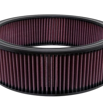 K&N® - E Series Round Straight Red Air Filter (11.75" ID x 13.75" OD x 4.031" H)