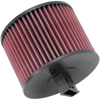 K&N® - E Series Round Straight Red Air Filter (6.811" ID x 6.906" OD x 5.331" H)