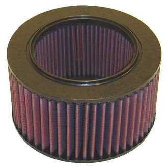 K&N® - E Series Round Straight Red Air Filter (4.625" ID x 7.25" OD x 4.375" H)