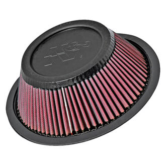 K&N® - E Series Round Tapered Red Air Filter (8.813" B x 5" T x 8.813" OD x 3.125" H)