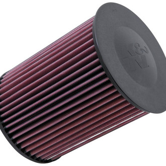 K&N® - E Series Round Straight Red Air Filter (2.75" ID x 6.25" OD x 8.25" H)
