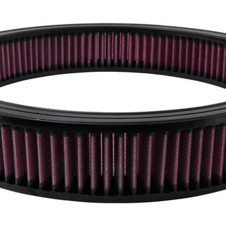 K&N® - E Series Round Straight Red Air Filter (12" ID x 14" OD x 2.313" H)