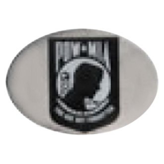 Knockout Decals® 719H - 2" Trailer Hitch Receiver Cover with Pow Mia Logo