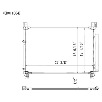 Koyorad® CD011064 - A/C Condenser