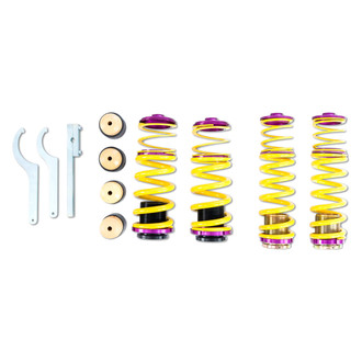 KW Suspensions® - 0"-0.8" x 0"-0.8" Front and Rear Adjustable Coilover Spring Lowering Kit