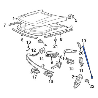 Land Rover OE - Hood Lift Support