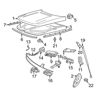 Land Rover OE - Hood & Components (4.0L)
