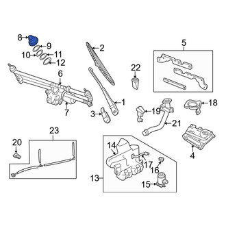 Land Rover OE - Wiper Motor Cap