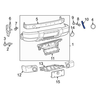 Land Rover OE - Left Bumper Cover Insulator