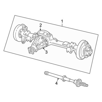 Land Rover OE - Front Left CV Axle Assembly
