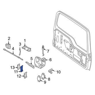 Land Rover OE - Rear Door Latch Assembly