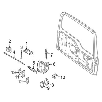 Land Rover OE - Back Door - Lock & Hardware