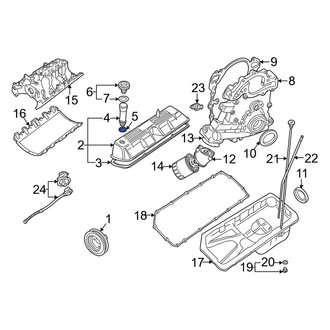 Land Rover OE - Engine Oil Filler Tube Seal