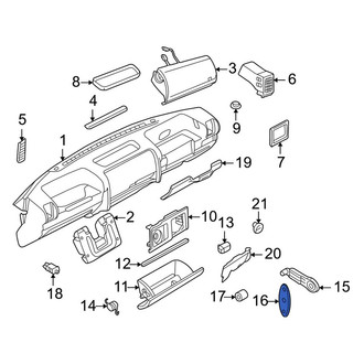Land Rover OE - Glove Box Door Brace
