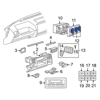 Land Rover OE - HVAC Heater Control Knob Kit