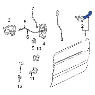 Land Rover OE - Front Right Outer Exterior Door Handle