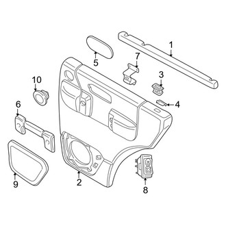Land Rover OE - Rear Door - Interior Trim