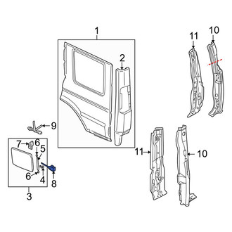 Land Rover OE - Rear Fuel Filler Door Lock Actuator