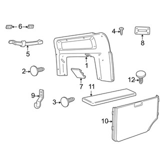Land Rover OE - Quarter Panel - Interior Trim (5 Passenger, Seating)