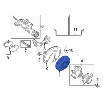 Land Rover OE - Rear Disc Brake Rotor