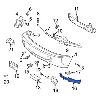 Land Rover OE - Front Left Spoiler