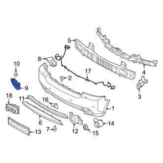 Land Rover OE - Front Left Spoiler