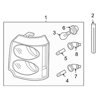 Land Rover OE - Front Lamps - Park & Signal Lamps