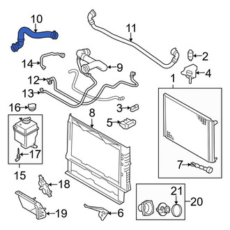 Land Rover OE - Lower Radiator Coolant Hose
