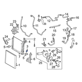 Land Rover OE - Lower Radiator Insulator
