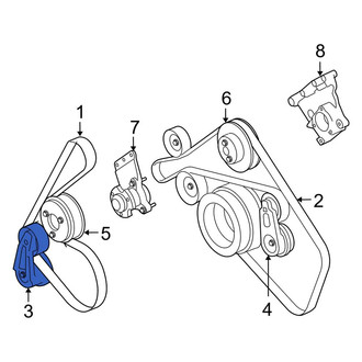 Land Rover OE - Accessory Drive Belt Tensioner Assembly