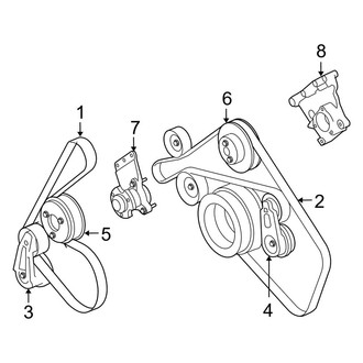 Land Rover OE - Cooling - Belts & Pulleys (Supercharged / Westminster Edition)