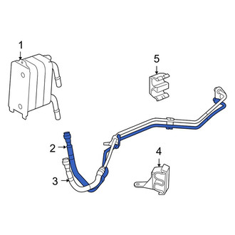 Land Rover OE - Automatic Transmission Oil Cooler Hose