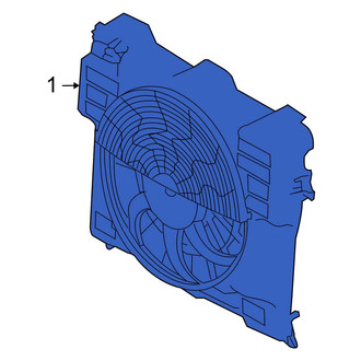 Land Rover OE - A/C Condenser Fan Assembly