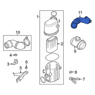 Land Rover OE - Engine Air Intake Hose