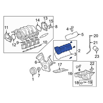 Land Rover OE - Left Engine Valve Cover