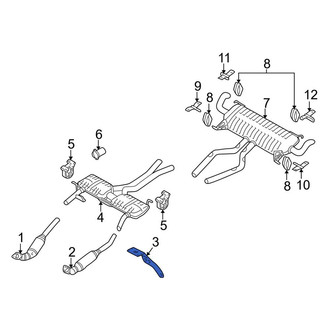 Land Rover OE - Catalytic Converter Bracket