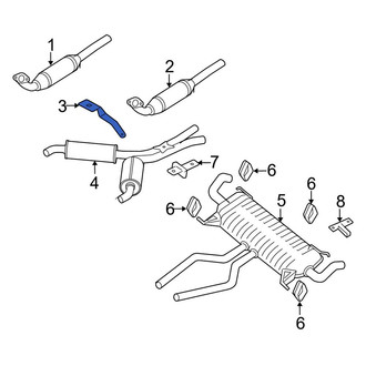 Land Rover OE - Catalytic Converter Bracket