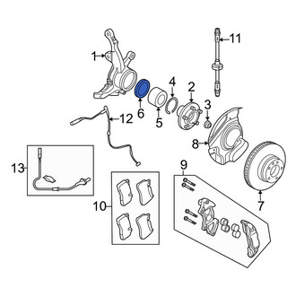 Land Rover OE - Front Wheel Seal